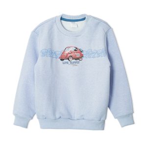 BUZO BEBE CON ESTAMPA AUTITO ROJO