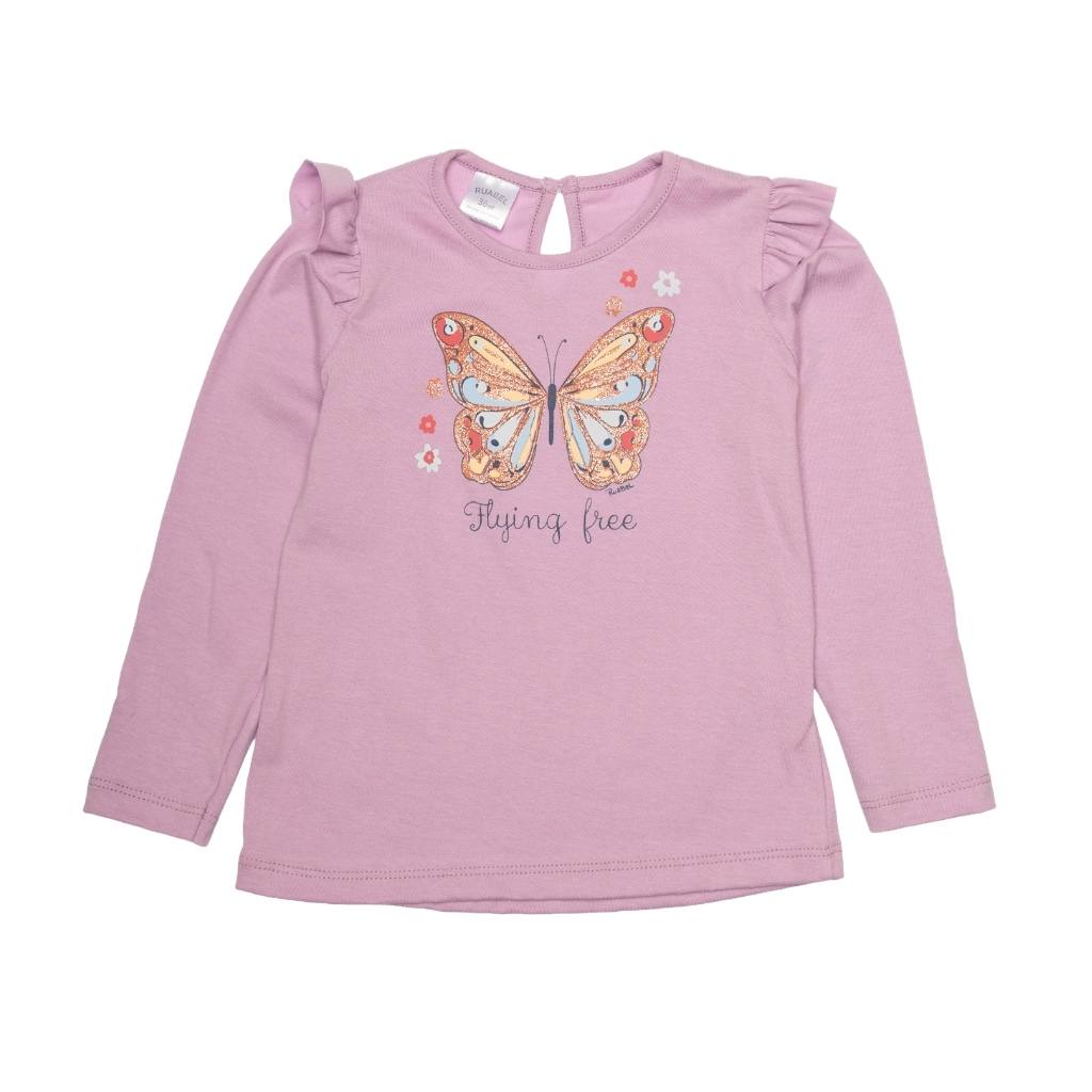 remera beba maricposa (rosa)