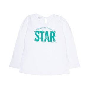 remera beba star (blanco)