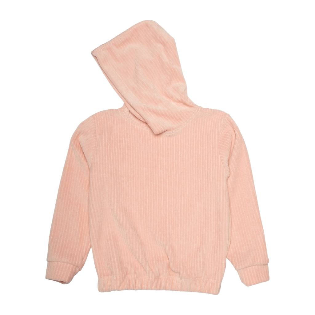 buza beba de plush acanalado (blanco)