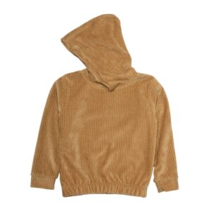 buza beba de plush acanalado (blanco)