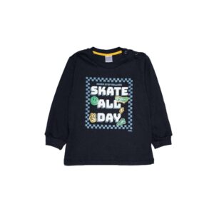 remera bebe skate all day (naranja)