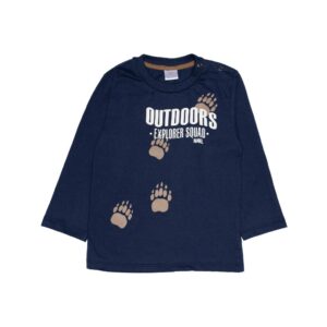 remera bebe patitas (verde)