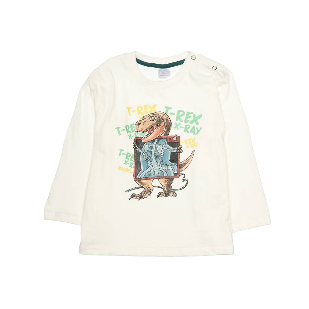 remera bebe dino (crudo)