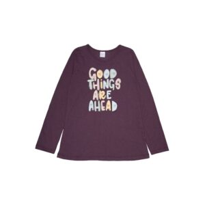 remera niña letras (coral)