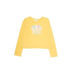 remera niña mariposa (crudo)