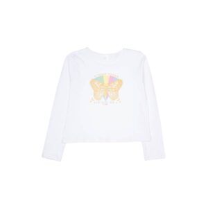 remera niña mariposa (crudo)