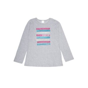 remera niña lineas (crudo)