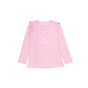 remera niña corazon
