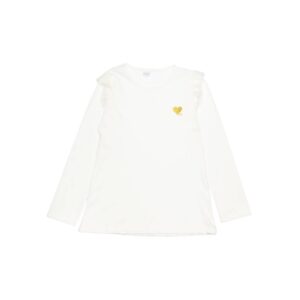 remera niña corazon bordado (crudo)