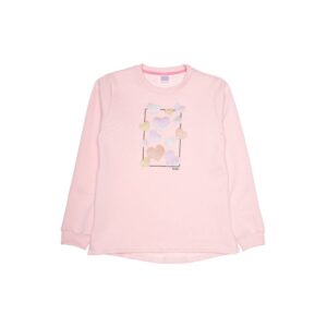 buzo niña corazones (rosa)