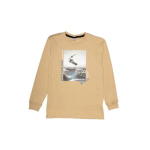 remera niño skate (celeste)