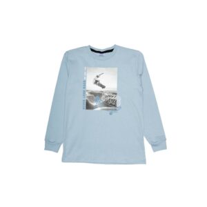 remera niño skate (celeste)