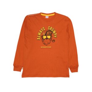 remera niño monkey (naranja)