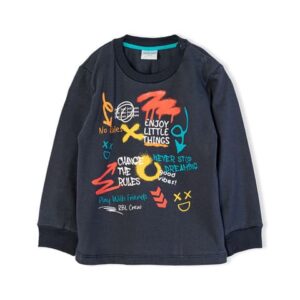 Remera de Bebé Manga Larga con Estampa "Letras"