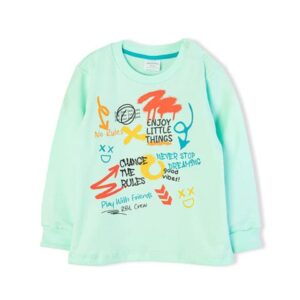 Remera de Bebé Manga Larga con Estampa "Letras"