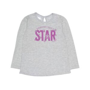 Remera beba star manga princesa