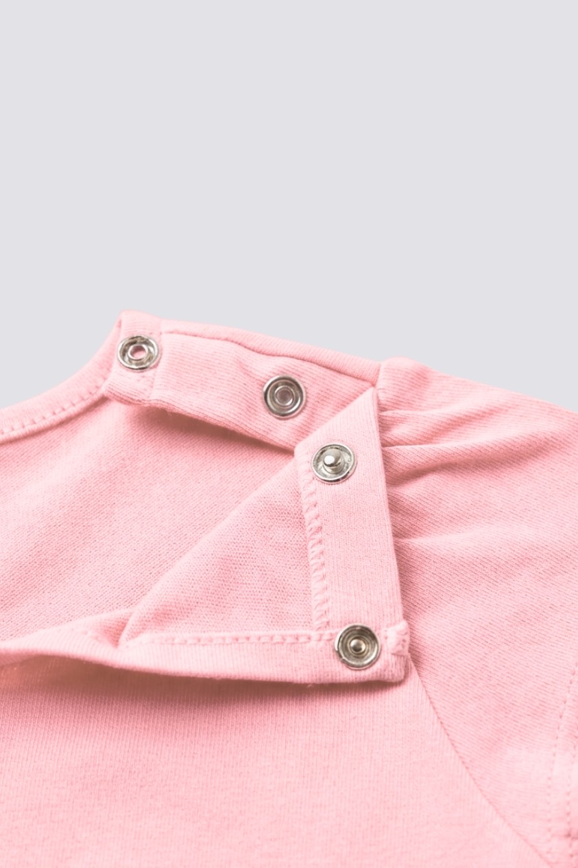 Remera de beba con estampa arcoiris mariposa