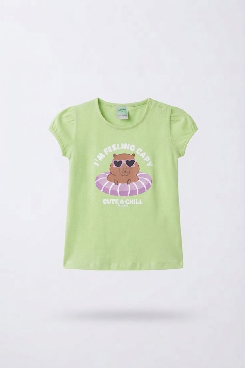 Remera de beba con estampa capibara - Imagen 3