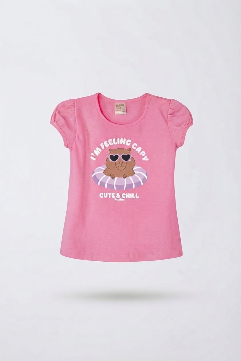 Remera de beba con estampa capibara - Imagen 5
