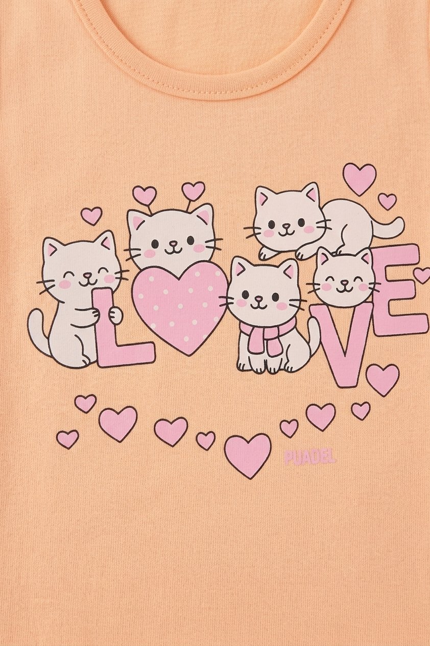 Musculosa de beba con estampa gatitos - Imagen 3