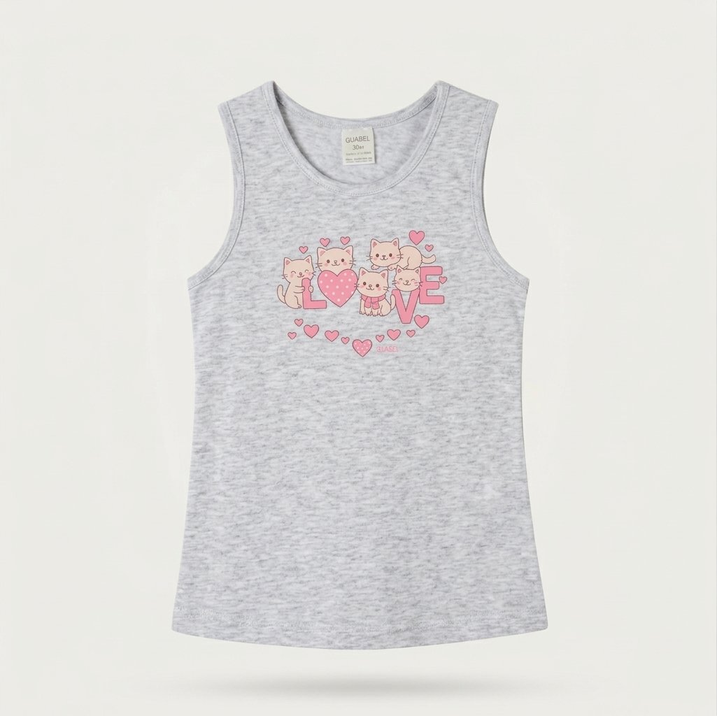 Musculosa de beba con estampa gatitos - Imagen 5