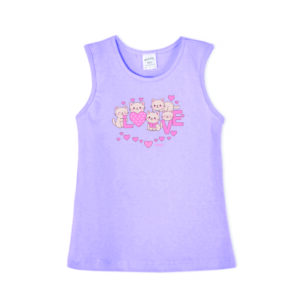 Musculosa de beba con estampa gatitos
