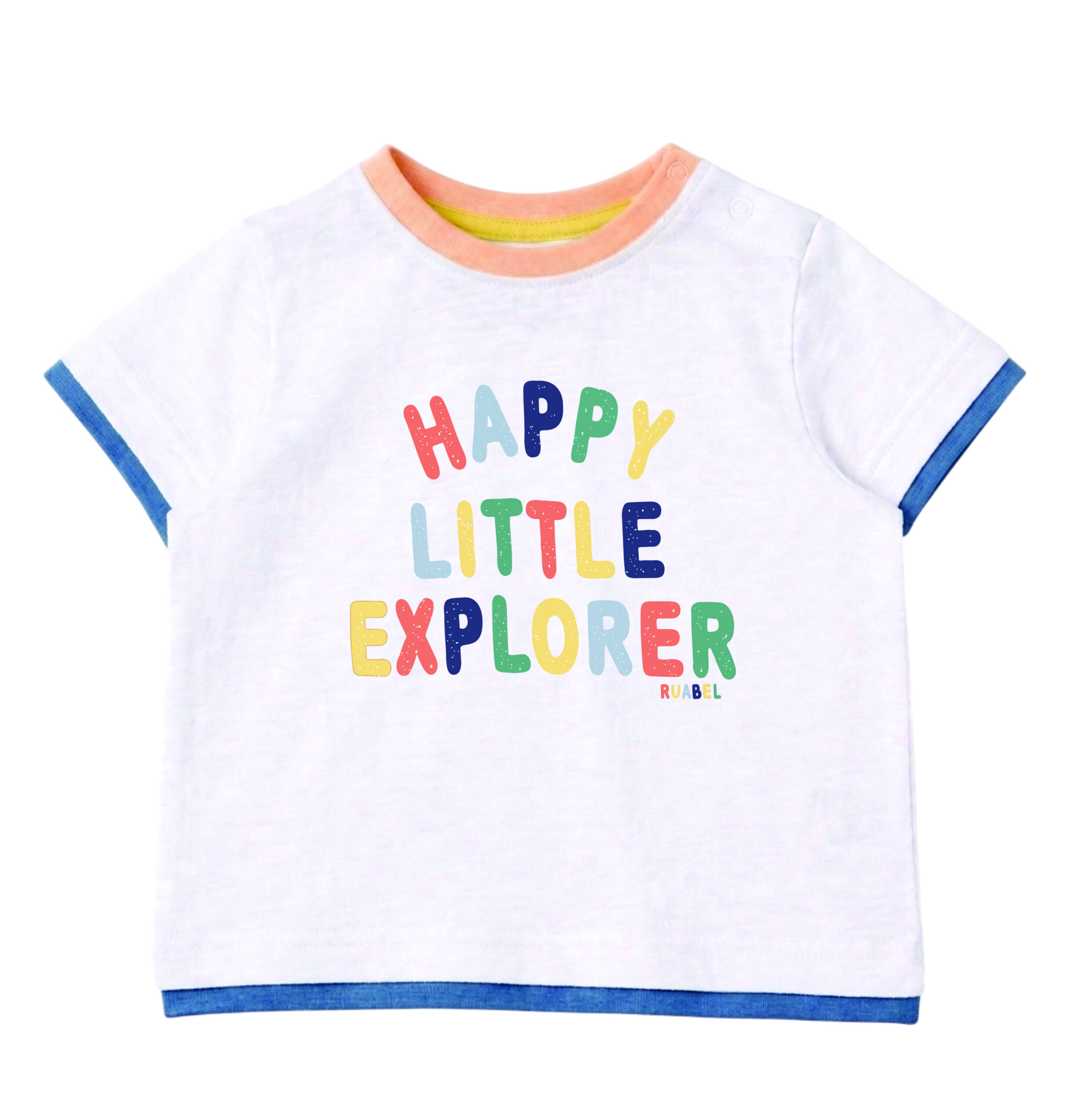 Remera de bebe con letras combinada - Imagen 3