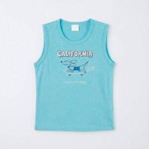 Musculosa de bebe con estampa perrito skate