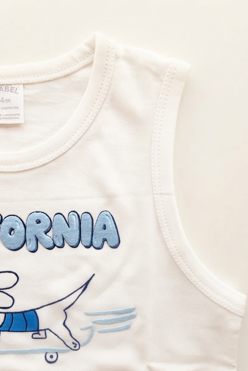 Musculosa de bebe con estampa perrito skate - Imagen 3