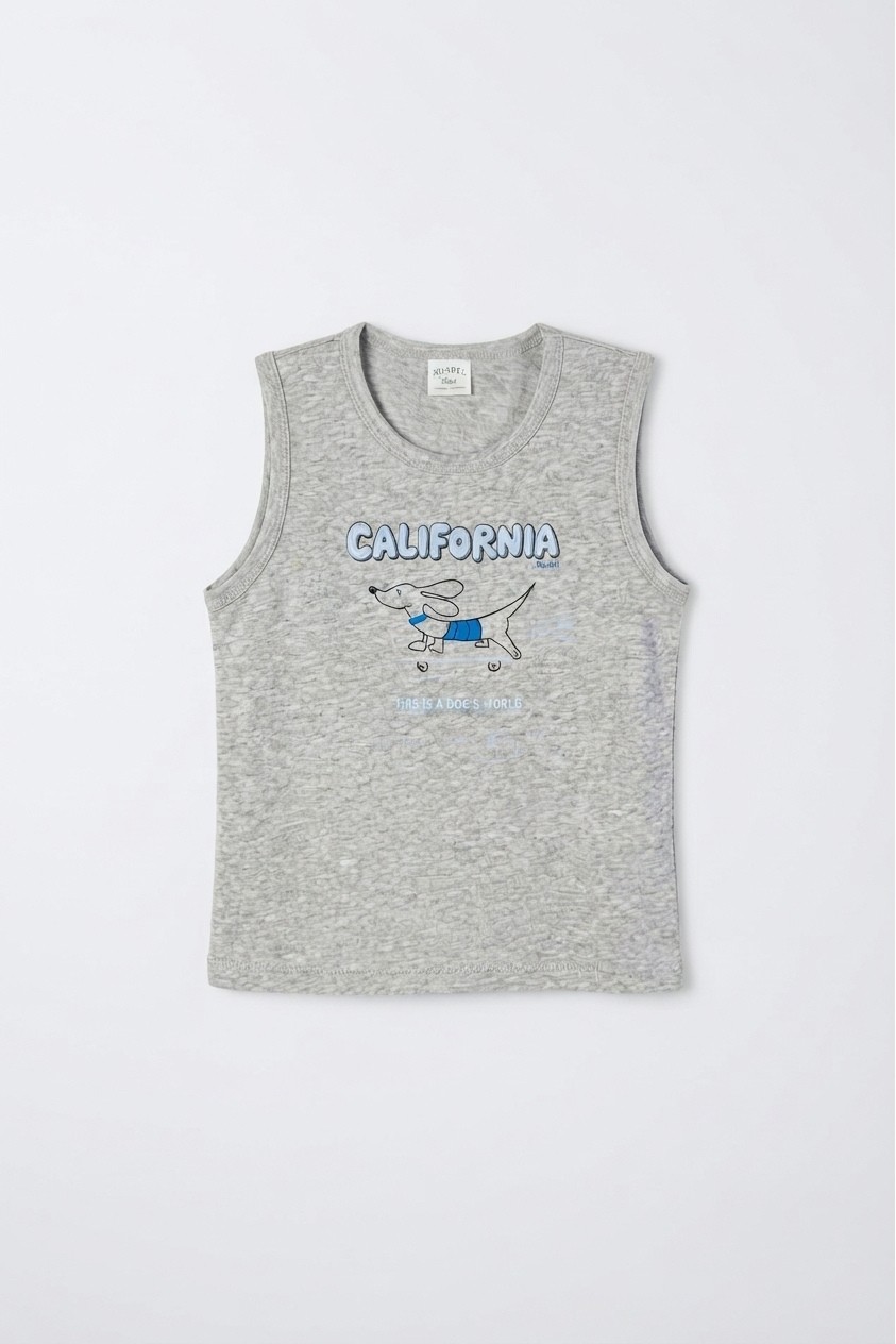 Musculosa de bebe con estampa perrito skate - Imagen 6