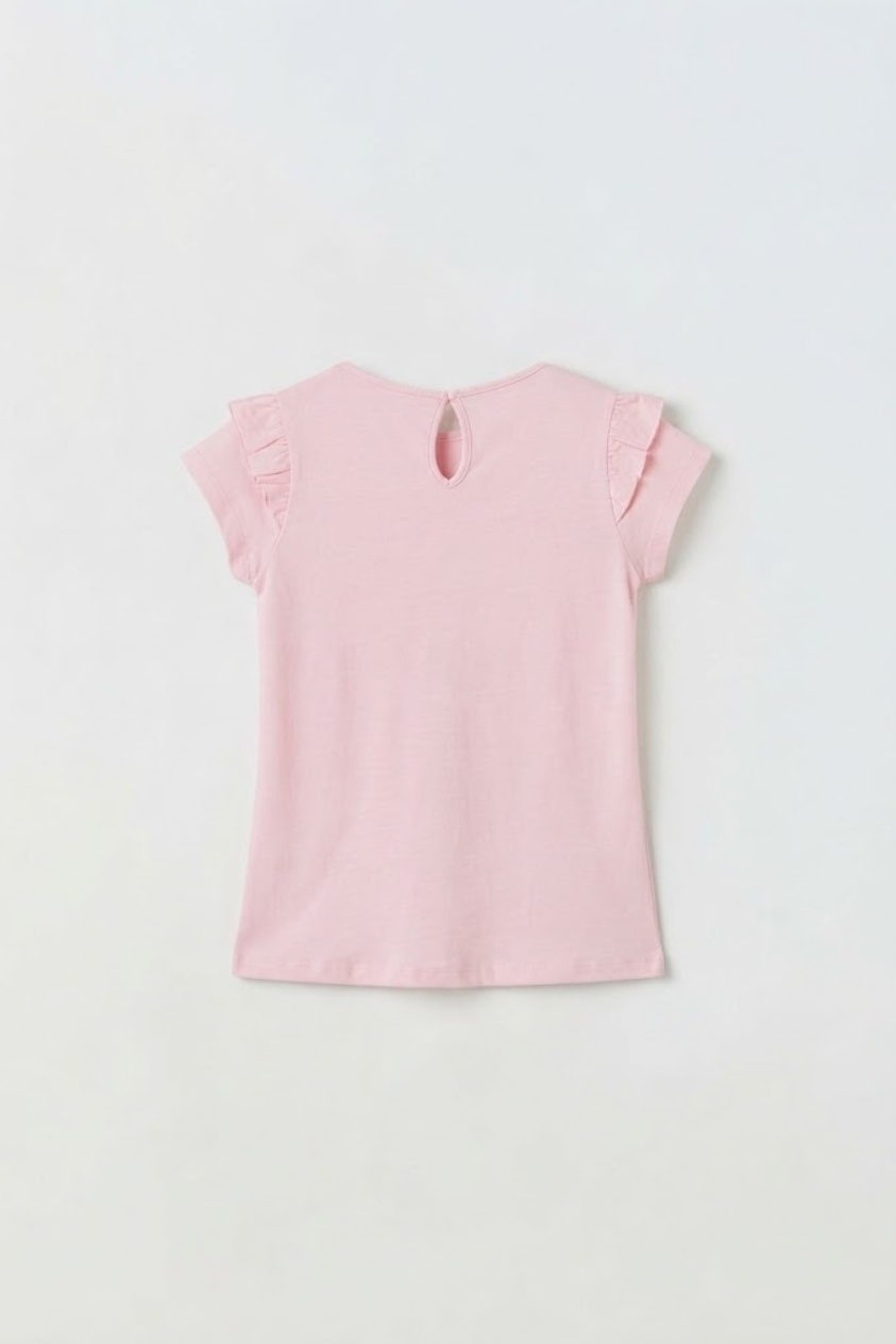 Remera de niña con estampa arcoiris print - Imagen 4