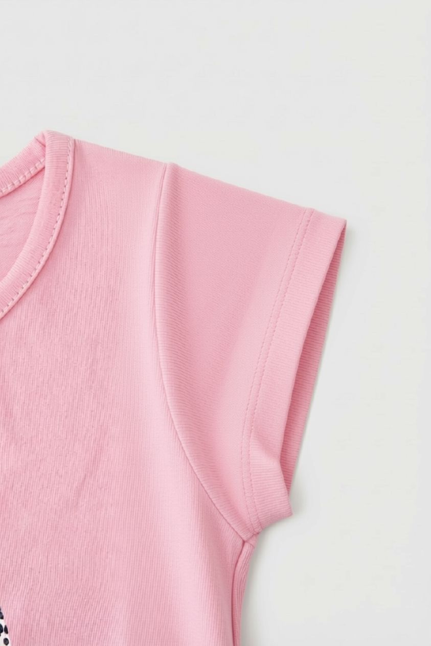 Remera de niña con estampa arcoiris print - Imagen 5