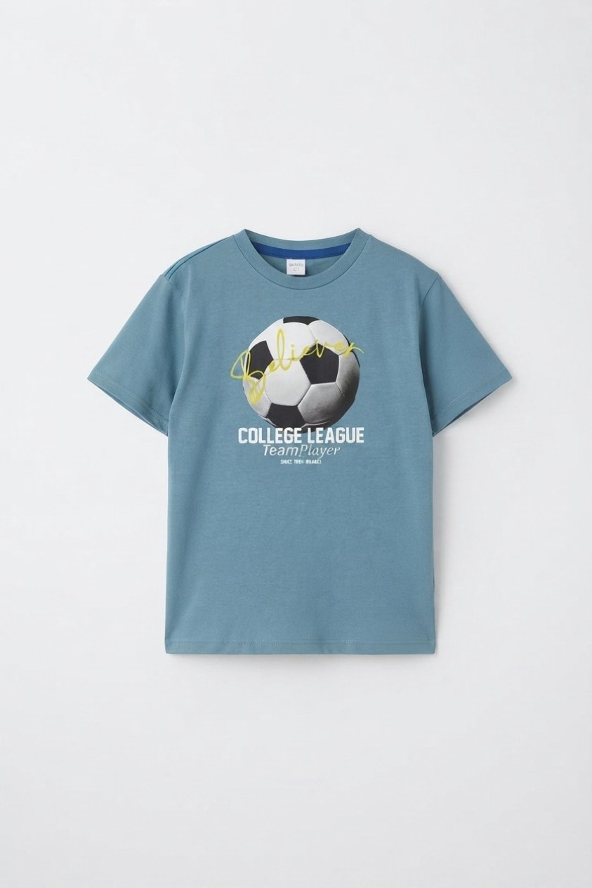 Remera de niño con estampa pelota - Imagen 2