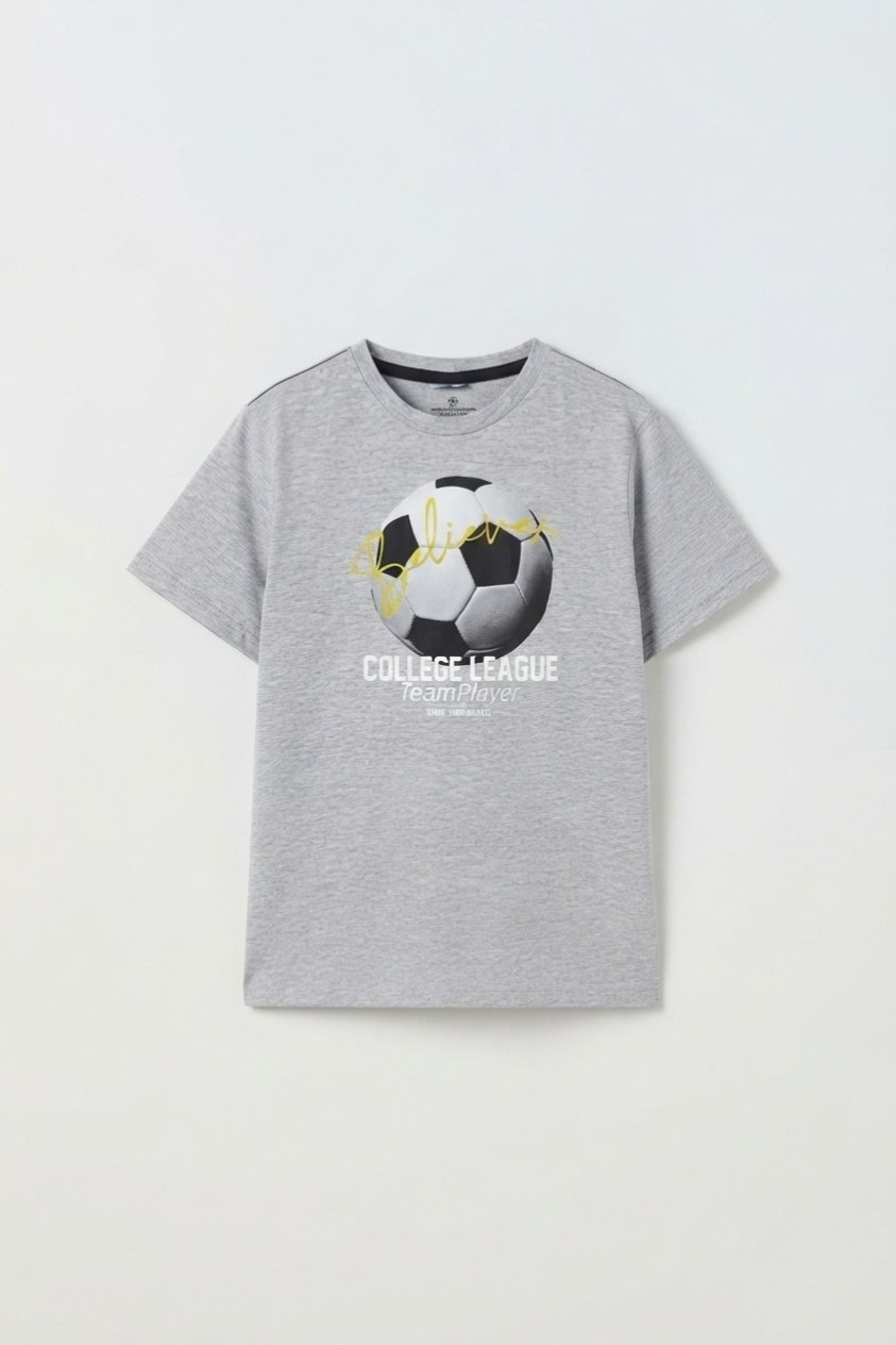 Remera de niño con estampa pelota - Imagen 3