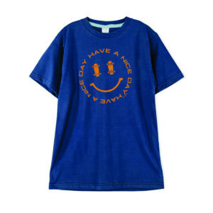 Remera de niño con estampa smile skate