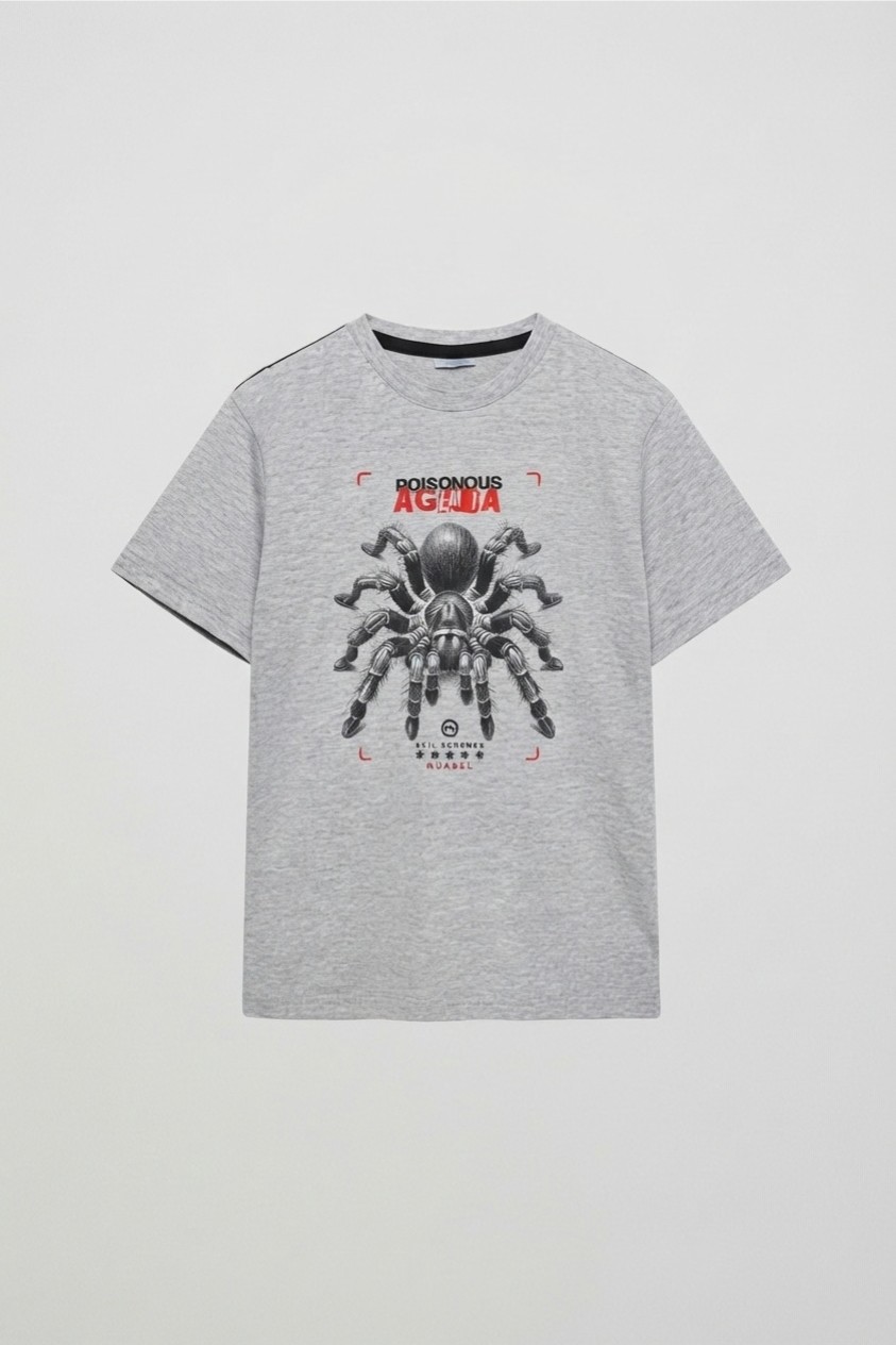 Remera de niño con estampa araña - Imagen 4