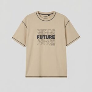 Remera de niño con bordador y estampa future