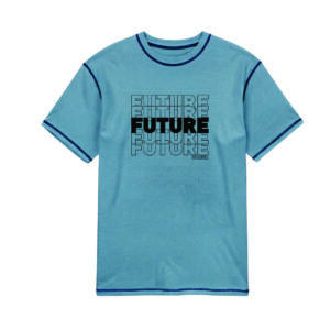 Remera de niño con bordador y estampa future