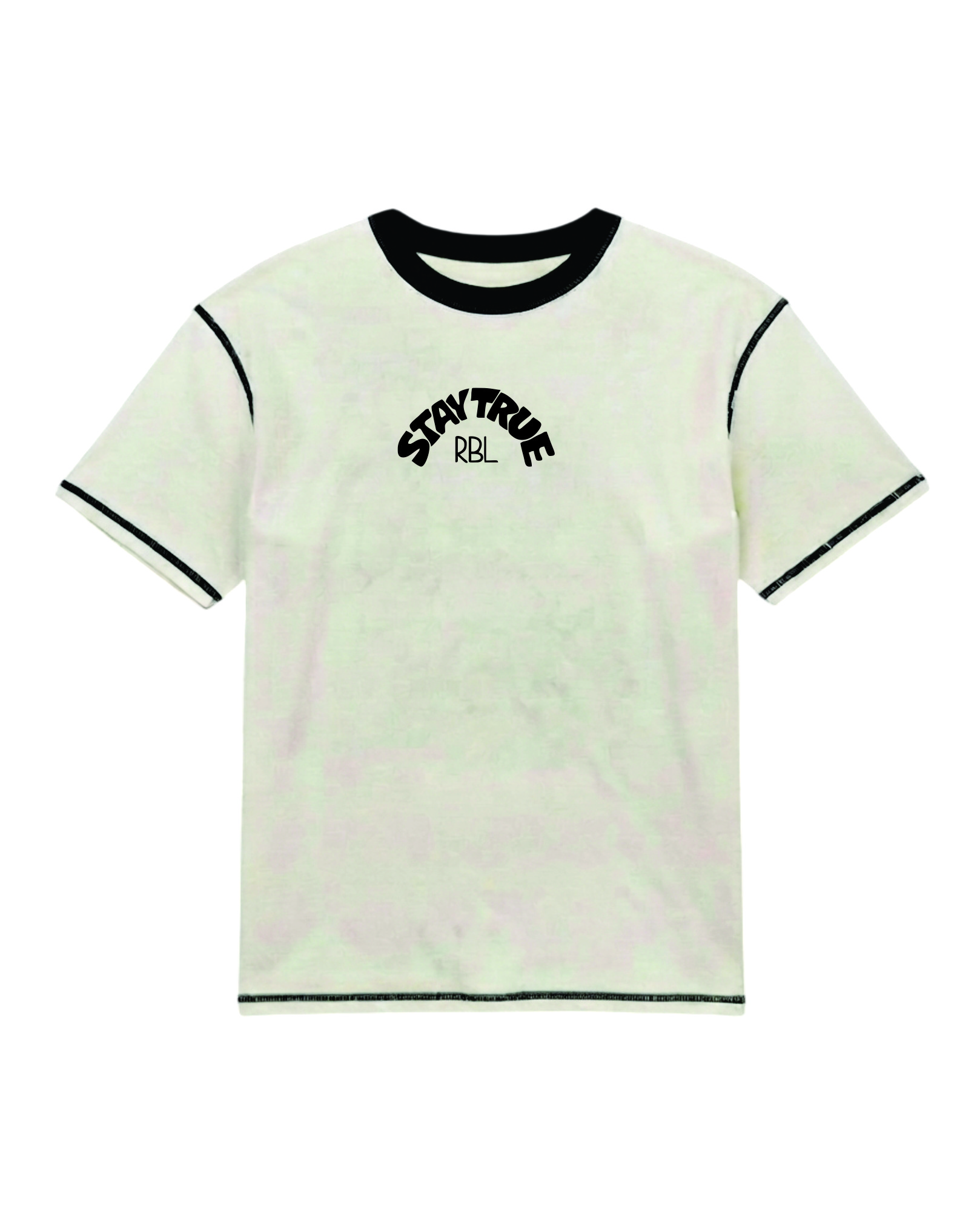 Remera de niño con bordador y estampa stay true - Imagen 4