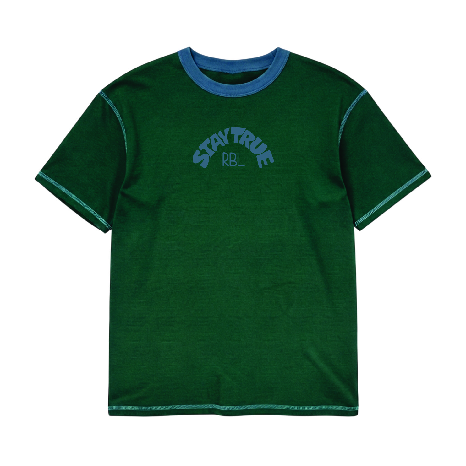 Remera de niño con bordador y estampa stay true - Imagen 6