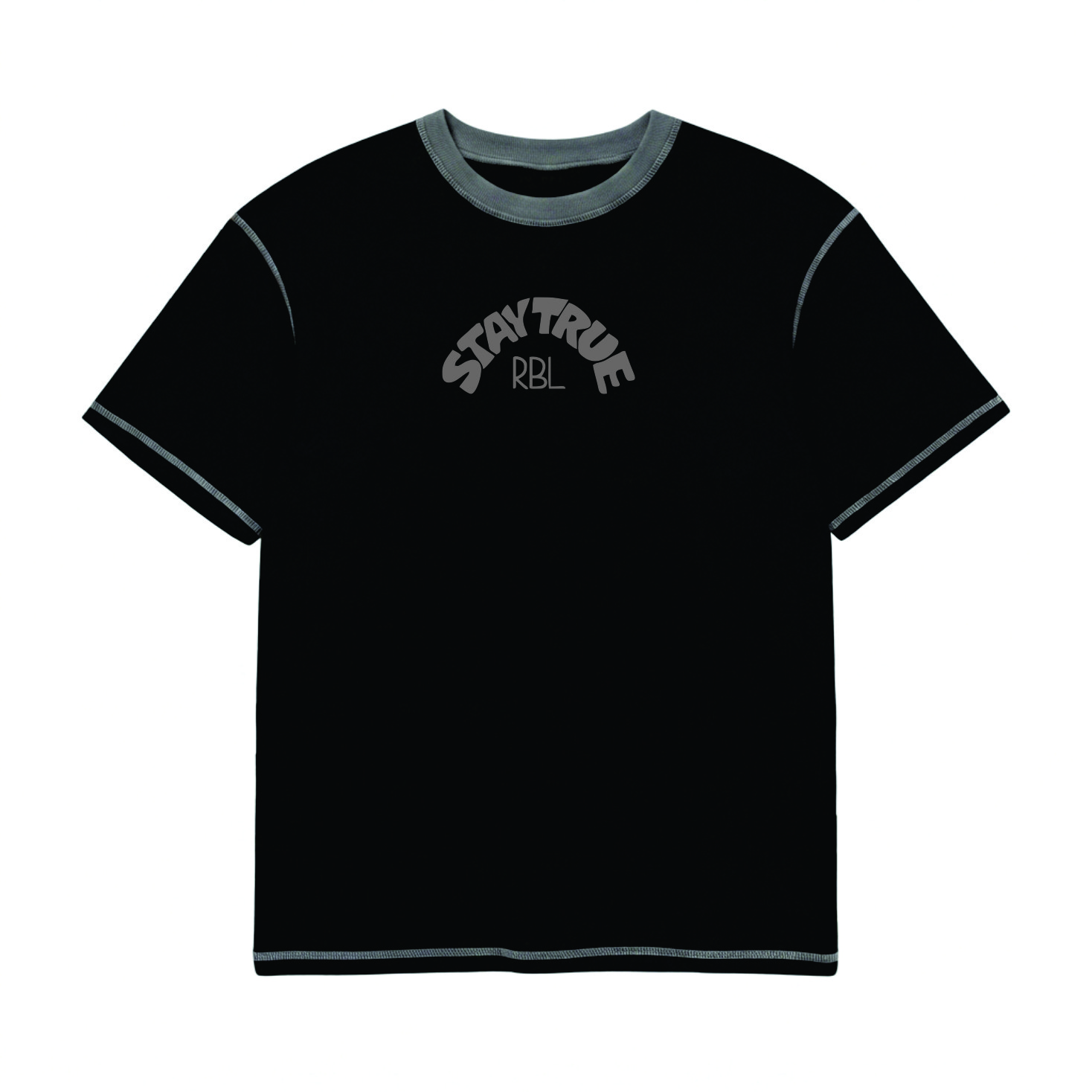 Remera de niño con bordador y estampa stay true - Imagen 7