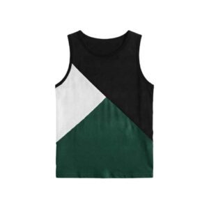 Musculosa de niño con recortes combinada