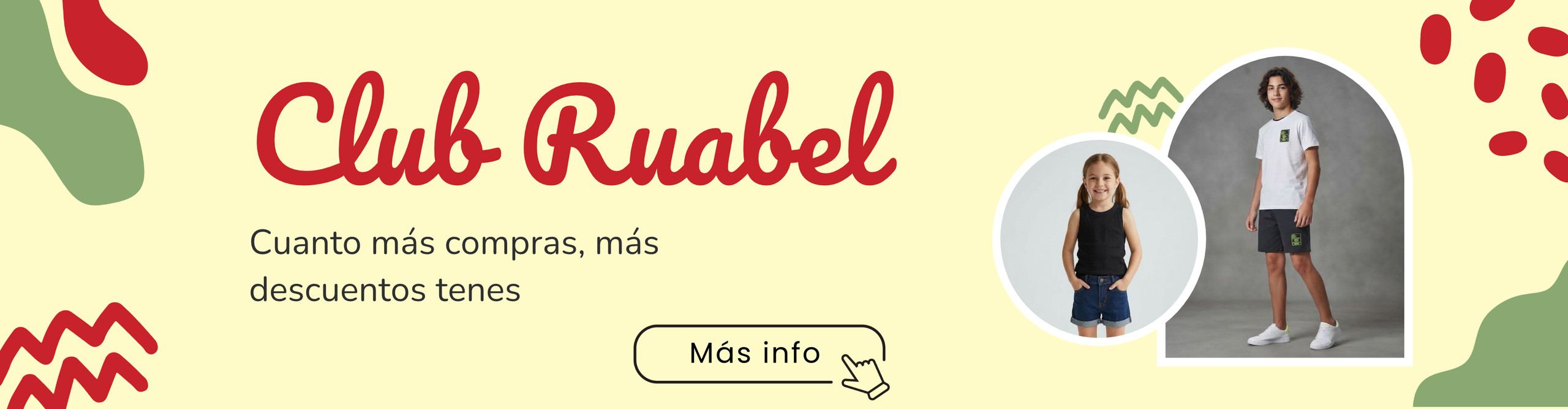 Club Ruabel: cuanto más comprás, más descuentos tenés
